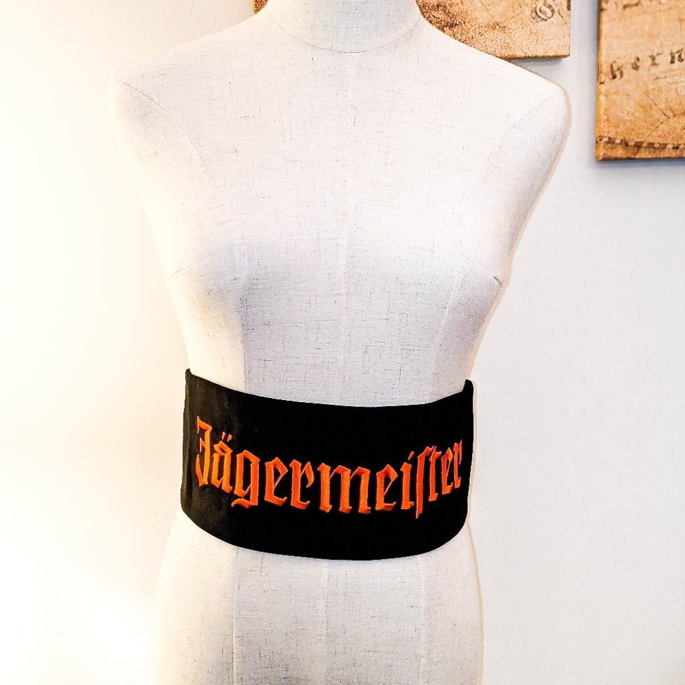 Reversible Jagermeister Cummerbund in Black - Picture 3 of 6